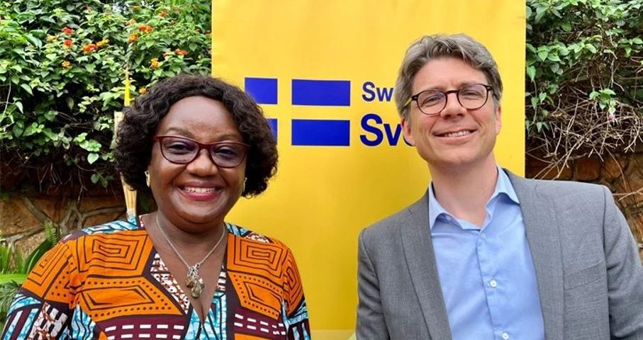 Dr. Rhoda Wanyenze from Makerere University and Dr. Tobias Alfven from the Karolinska Institutet.