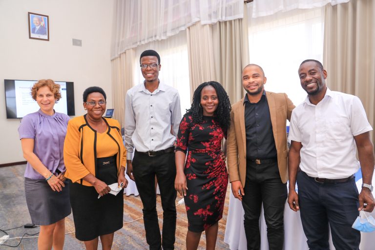 Project member and workshop participants at the SDG workshop in Uganda.