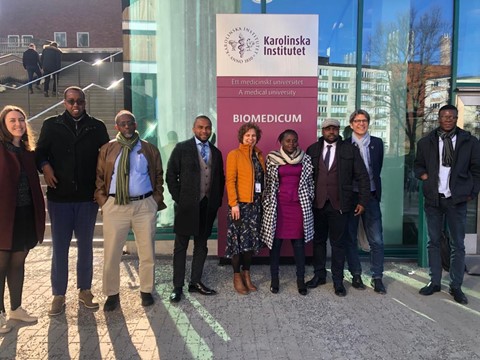 The project lead team at Karolinska Institutet.