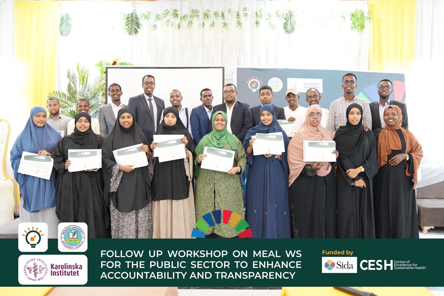 Follow-up workshop of Monitoring, Evaluation, Accountability and Learning (MEAL) for the Public Sector to enhance Accountability and Transparency
