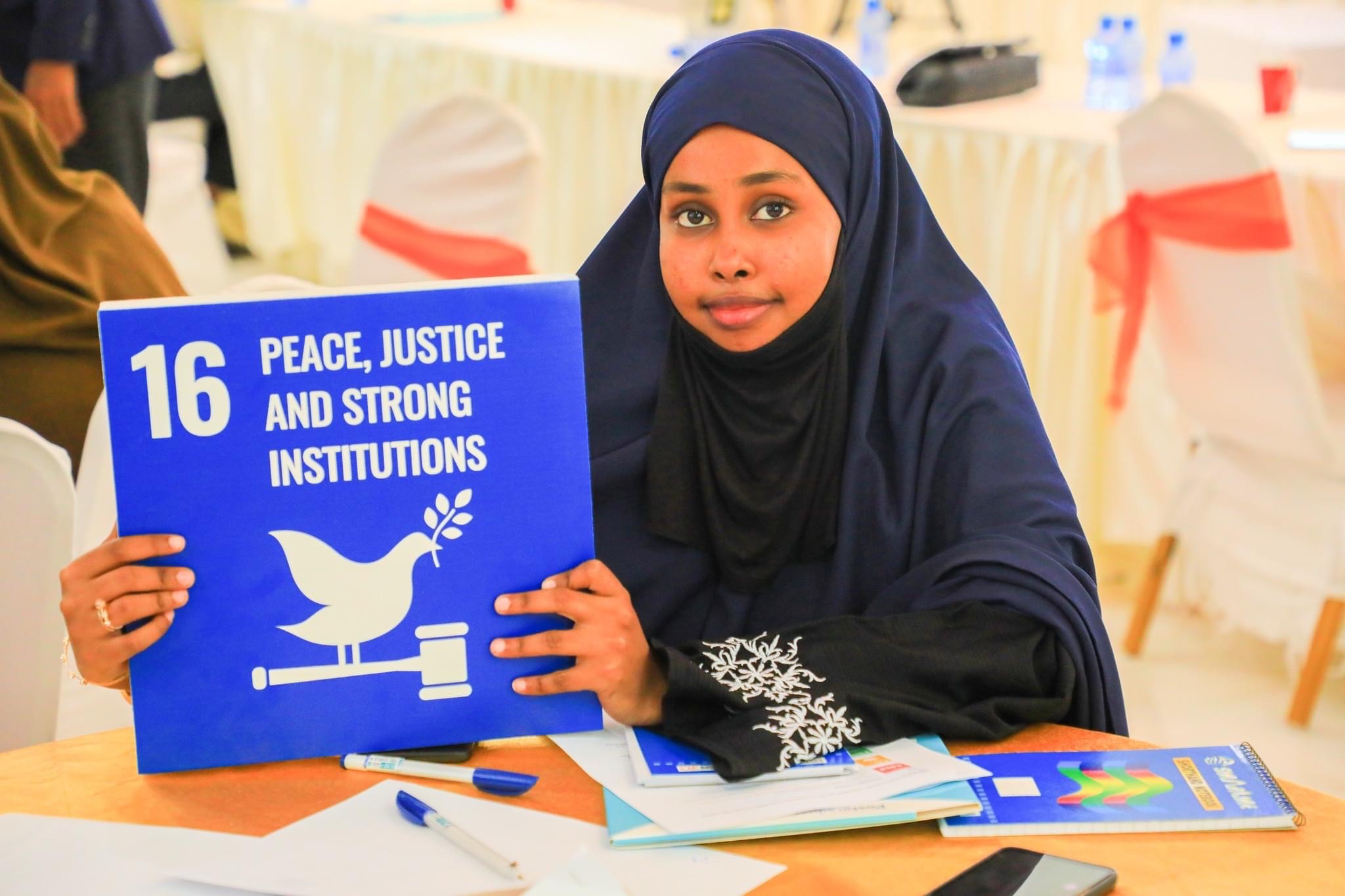 Fatima Ali, Secretary Faculty of Political Science, Benadir University. Photo: Dalmar Tahliil.